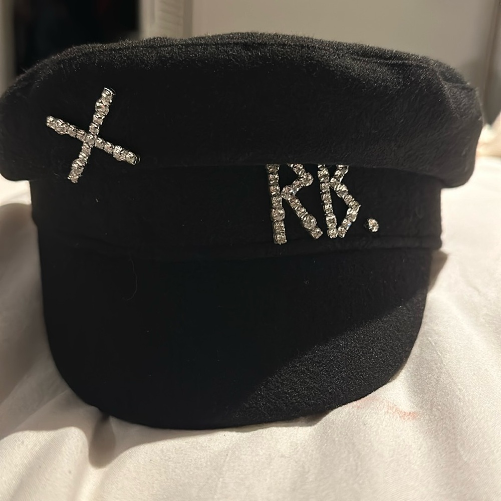 RB belly boy cap crystal embellished